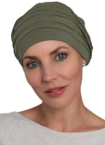 Deresina Harmony - Bonnet en bambou pour femme, kaki, taille unique