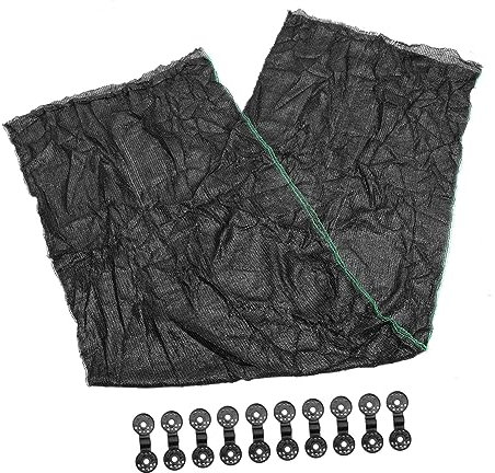BEBEMOKO 1 Set Schattennetz Früchte Schutznetz Pflanzenschatten Outdoor Schattentuch Garten Schatten Tuch Garten Sonnenschutz Pflanzen für draußen Schwarz PE