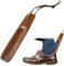BCHKO Chausse-pied en Bois avec Lanyard, Universel pour Hommes, Femmes, Enfants, Chausse-pied en Bois