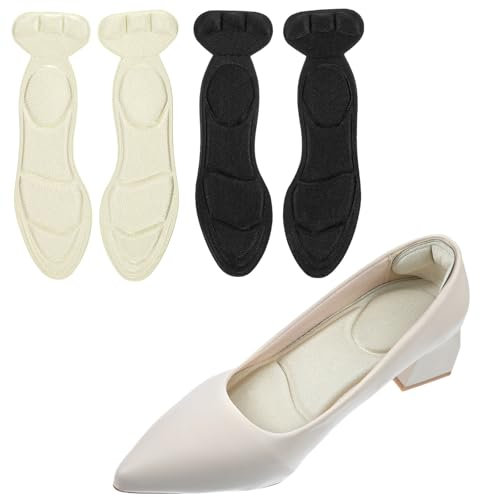 AOZUO 2 Paar Einlagen Schuhe Damen, Einlegesohlen Damen High Heels Selbstklebende Einlegesohlen Damen Schuheinlagen für Zu Große Schuhe Schuhsohlen Einlagen