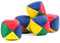 6 Pack Balles de Jonglages Enfant, Balle de Jonglage Cirque en Cuir PU Balles Doux, Balles Jonglage,Balle Jonglage Pro Mini Balles de Jonglerie de Qualité pour Débutants Garçons Filles Enfants Adultes