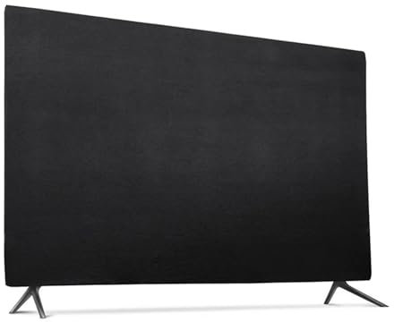 VNSMM Outdoor tv Cover TV-Staubschutzhülle aus weichem, elastischem Stoff, staubdicht, sonnenfest, Kratzfest, Schutzhülle für 43/49/55 Zoll LCD-Fernseher bildschirmschoner(A10,43 inch)
