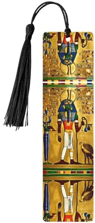 Exquisites Holz-Lesezeichen aus der Antike Ägypten-Stamm-Serie, Lesezeichen für Buchliebhaber, Lesezeichen für Buchliebhaber
