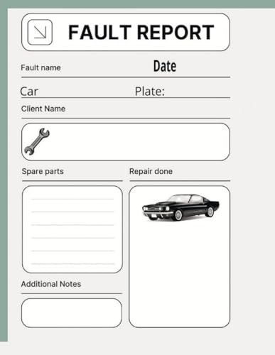Planner Registro di manutenzione del veicolo:201 pagine di riparazione dell'auto / registro di manutenzione / registro del cambio dell'olio / diario ... auto / registro del motore /camion o motocic