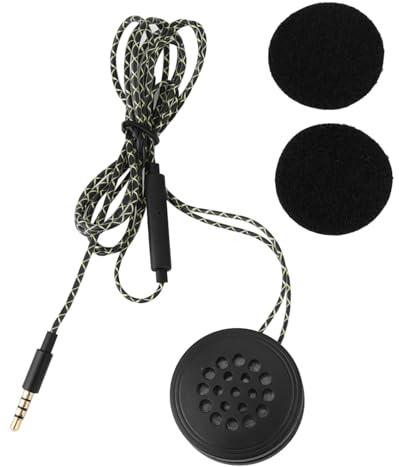 TKSE Motorcykelhjälm headset, universell motorcykelhjälm hörlurar högtalare, 3,5 gränssnitt stereoljudkvalitet stöder handsfree-samtal vid ridning/skidåkning
