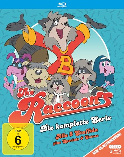 Die Raccoons - Die komplette Serie (neue 4K-Restaurierung aller 5 Staffeln plus Specials & Extras)