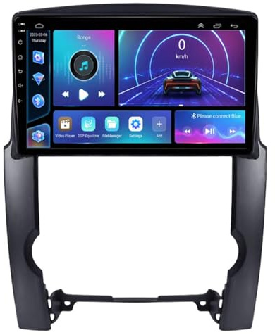 Android 15 Autoradio-Video-Multimedia-Player, 9-Zoll-Touchscreen-Radio für KIA Sorento 2 XM Sedan 2009-2012 Plug-and-Play-Autozubehör mit Bluetooth und Navigation und Rückfahrkamera,HM601