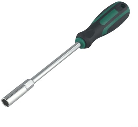 Screwdriver Socket Wrench Extend Driver 514mm With Hexagonal Nut Key Metal Tool For Electric Vehicle And Maintenance(10mm)