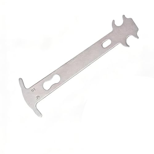 COAFTUG Kettenlehre Fahrrad 0.75 oder 1.0 Kettenverschleißlehre aus Stahl Kettenmesslehre mtb Kettenverschleiß Stadtrad Rennrad MTB Bicycle Chain Bike Tool Chain Checker 8-12-Fach Fahrradketten Prüfer
