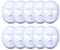 meioro DIY Weiße Papiermaske - Zellstoff Blank Handgemalte Maske - Persönlichkeit Kreative Freie Design Maske (10 Stück, Frauen)