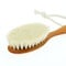 Babybürste weiche Naturhaarbürste Ziegenhaar und Birnbaumholz Kinderbürste