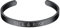 PROSTEEL Offeer Armreif für Männer Frauen Personalisiert Armband Schwarz Edelstahl Name Texte Gravur Armsprange Partnerarmband Freundschaft(schwarz/L)