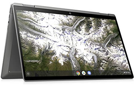 HP -PC Chromebook X360 14c-ca0000sl convertible, Intel Core i3-10110U, RAM 8 GB, eMMC 128 GB, gráficos Intel UHD, sistema operativo Chrome OS, pantalla táctil 14 FHD, lector de huellas dactilares