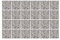 WALPLUS 24 Stück 15x15cm Picasso Grau Marmor Mosaik Wandfliesen Aufkleber Schälen und Kleben Backsplash Abziehbilder Startseite Dekore Aufkantung für Küche Badezimmer Kacheln Farbe auf Wand Wohnen
