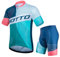 ROTTO Radtrikot Herren Set Kurzarm Fahrradtrikot und 3D Gepolsterte Radhose Rennserie