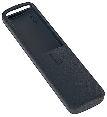 NSGJUYT Covers for xiaomi mi tv box s bluetooth wifi smart remote control case Silicone Shockproof Protector for mi TV Stick 1080P (Color : Black only case)