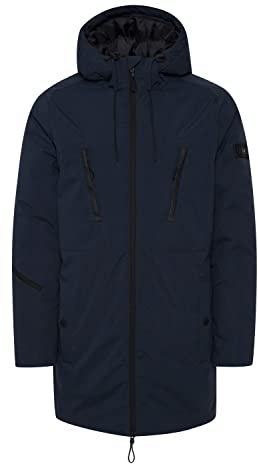 11 Project Pine Herren Winterparka Parka Winterjacke mit hochabschließendem Kragen, Größe:XL, Farbe:Insignia Blue (194010)