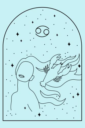 Cancer Zodiac Sign Notebook: Zodiac Signed Lined Journal