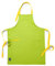 Encasa XO Verstellbare Küchen Schürze mit Taschen und Handtuchhalter, 68x85 cm, recycelte Baumwolle, für Zuhause, Restaurant, Männer & Frauen, Kochen, Backen - Kalkgrün