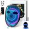 Ompusos Masque LED avec contrôle APP, masque lumineux à détection de gestes avec 115 motifs affichés, image DIY, masque LED rechargeable pour Halloween, pour costume, cosplay, fête