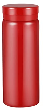 Kleine Thermosflaschen Edelstahl - niedliche Wasserflasche, vakuumisolierte Flasche für heiße und kalte Getränke(BPA-freie, rot, 200 ml)