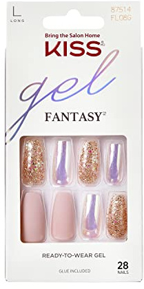 KISS Glam Fantasy Nails - Fancy Brunch