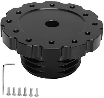 Auto-Lenkradnabe, Lenkradadapter, Präziser Ersatz für Thrustmaster T300 T500, PCD 73 Mm (schwarz)