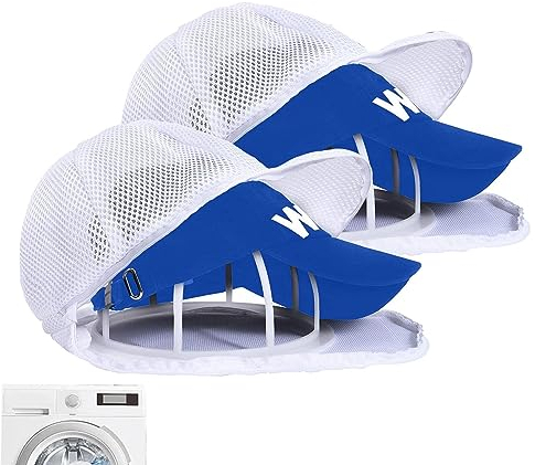 Cap Washing Cage For Washing Baseball Caps, 2 Pack Baseball Cap Hat Washer For Washing Machine, Hat Cleaner For Baseball Caps, Hat Organizer/Cap Washer, Washing Hat Rack Hat Holder