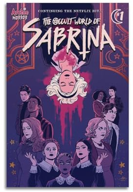 VZRSQZK Poster aus der TV-Serie Chilling Adventures of Sabrina, dekoratives Gemälde, Leinwand-Wandposter und Kunstdruck, modernes Familienschlafzimmer-Dekor-Poster, 20 x 30 cm