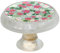 Burid Lot de 4 boutons de tiroir mignons à fleurs blanches et roses pour cuisine, chambre à coucher, commode, salle de bain