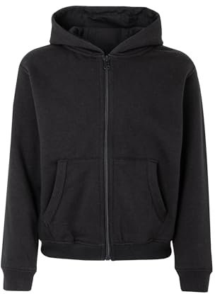 Mukua Byron Kids, felpa con cappuccio per bambini, colore nero, taglia 12/14