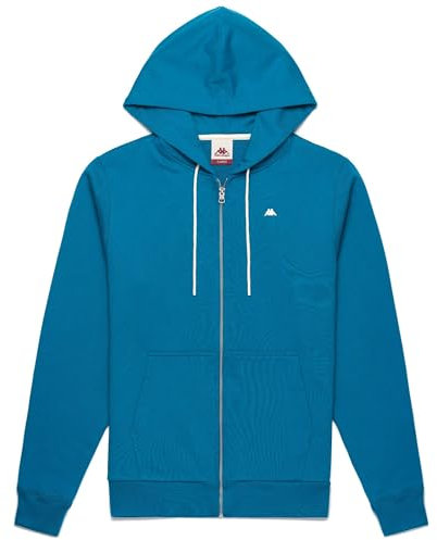 Robe di Kappa - Felpa, Blu, Uomo, Taglio Casual, Modello: Robe Giovani Portos, Taglia: M