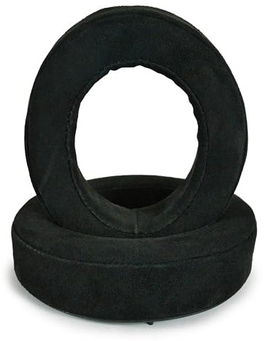 Dekoni Coussinets pour Casque Focal Bathys, Mousse à mémoire de Forme Coussinets d'oreille de Remplacement pour Casque Focal (Elite Suede)