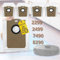Confezione da 4 sacchetti conga 2299, sacchetti conga 2499, sacchetti conga 7490, borsa conga 8290, borsa conga 8290 immortale ultra power home x-treme, sacchetti conga 8290 immortale ultra power