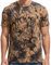 RONOMO Herren T-Shirt | Mittel Elastizität | Modedruck | Graffiti | Färbung| (ZR Gelb M)