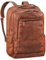 STILORD 'Maxim' Premium XL Business Rucksack Herren Leder Vintage Lederrucksack Damen Laptop 17 bis 19 Zoll großer Uni Arbeitsrucksack viele Fächer, Farbe:brandy - cognac