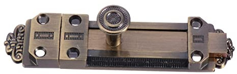 Gadpiparty Serratura Vintage Per Porta Scorrevole Chiusura Antico Installazione Facile Per Bagni e Cucine Design Resistente All Umidità e Alla Stile Retro