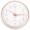 CIMOYBAI 20cm Rund Quartz Wanduhr, Ohne Tickgeräusche Wanduhr, 8 Zoll modern leise Wanduhr Geeignet für Büro,Wohnzimmer, Küche, Schule Kinderzimmer (Rose Gold)
