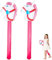 agogue 2 Stück Aufblasbares Pferd, Hobby Horse Pferde Spielzeug, Hohe Qualität Steckenpferd Kinder Spielen, Stockpferd Für Kinder Ist EIN Geschenk Requisite Für Spiel Parteien (Pink)