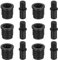 sourcing map Speaker Grill Guides Plastic Black Ball Socket Type 5.8mm x 12mm 6 Pairs