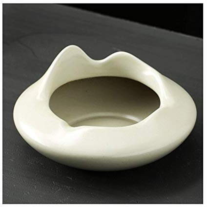 Ash Trays Ceramic Ashtray Without Lid, Handmade Large-caliber Large-capacity Cigarette Cigar Holder For Home Hotel Bar Teahouse Outdoor Etc.