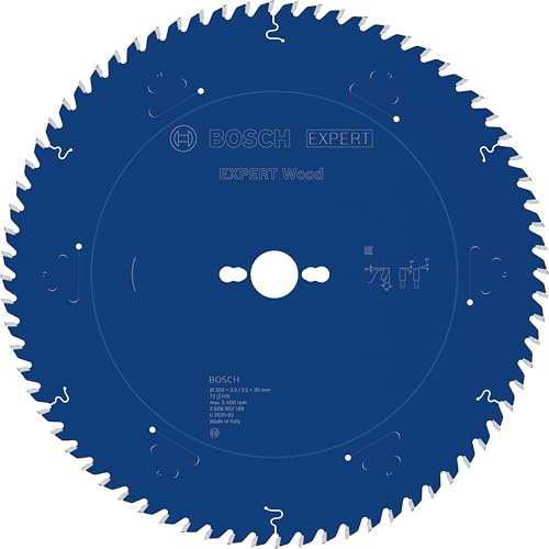 Bosch 1x Expert Wood Corded Circular Saw Blade for Table Saw | for Softwood, Hardwood, Ø 350 mm, Professional Accessory Table Corded Circular Saw, Stationary Table Saw