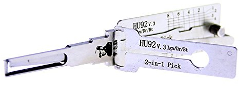 Loboo Idea Original LISHI HU92 V.3 2-in-1-Auto-Pick-und Decoder-Tool Auto-Lock-Pick-Set, professionelle Schlosser-Tool