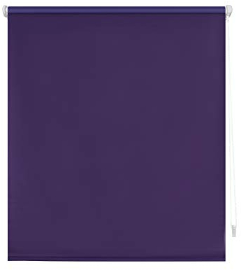 Blindecor Zeus | Verdunklungsrollo ohne bohren - Violett, 140 x 180 cm (BxH) | Stoffgröße 137 x 175 cm. Klemmfix thermorollo für fenster
