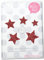 Bügelbild 5 GLITZER Sterne 4 cm bis 2 cm, 40 mm bis 20 mm Aufbügler Applikationen Bügelsticker für Stoffe Textilien Kinder zum Aufbügeln Flicken, Farbe:Glitzer bronze/braun