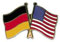 Deutschland-USA Freundschafts Pin