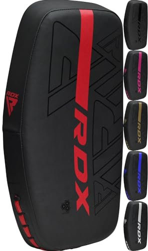 RDX Schlagpolster zum Kampfsport, Kickboxen, Muay Thai Training, Maya Hide Leder Kara Schlagkissen, Boxen, MMA, Groß Thai Pads, Trainerpratzen, Boxpratzen, Boxpads, Thaiboxen, Karate