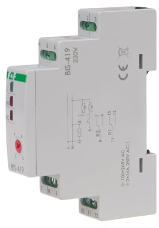 Bistabiles Relais 2P 16A Separat 230VAC/DC 230VAC 4 Funktion BIS-419 f&f 5908312598046