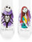 The Nightmare Before Christmas Jack and Sally Stemless Fluted Glasses | Set of 2