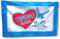 NARAMAKI Bandiera Napoli Forza Ragazzi Tifoso Doc - 90x140cm - Bandiera con Passante per Asta